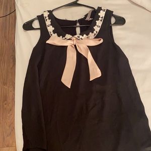 Peter Pan Collared tank